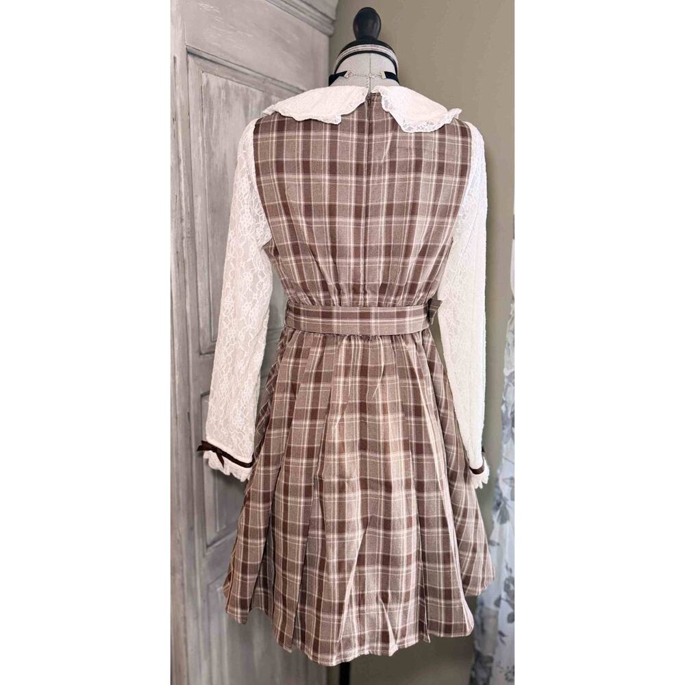 Liz Lisa Lace Pleated Heart Belt Dress Jfashion Gyaru Himekaji Coquette Japan - Picture 9 of 16